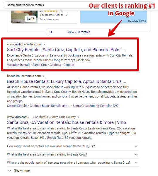 seo ranking in santa cruz