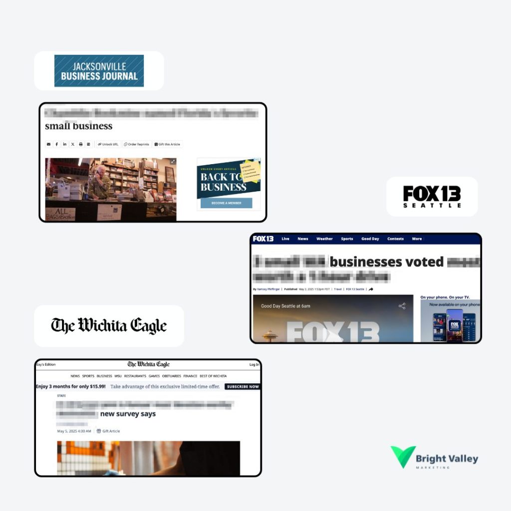 b2b digital pr media coverage examples