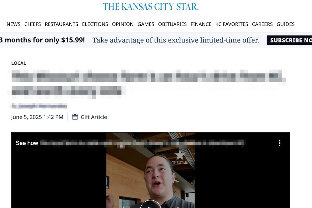 the kansas city star media coverage